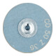 PFERD TOOLS COMBIDISC Zirkon Schleifblatt CD Ø 50mm Z36 für gehärteten Stahl
