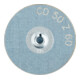 PFERD TOOLS COMBIDISC Zirkon Schleifblatt CD Ø 50mm Z60 für gehärteten Stahl