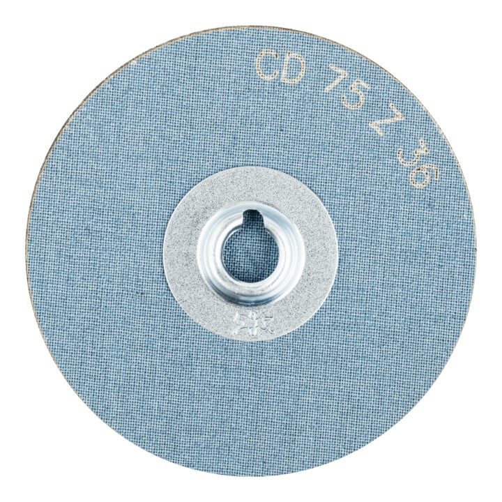 PFERD TOOLS COMBIDISC Zirkon Schleifblatt CD Ø 75 mm Z36 für gehärteten Stahl
