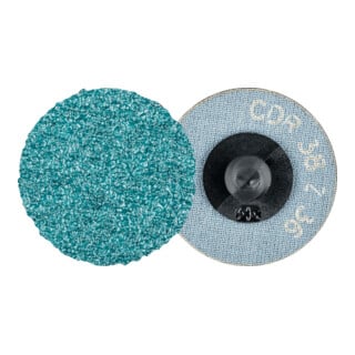 PFERD TOOLS COMBIDISC Zirkon Schleifblatt CDR Ø 38 mm Z36 für gehärteten Stahl