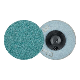 PFERD TOOLS COMBIDISC Zirkon Schleifblatt CDR Ø 38 mm Z60 für gehärteten Stahl