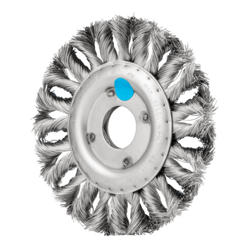PFERD TOOLS COMBITWIST INOX-TOTAL Rundbürste RBGIT Ø 115x12x22,2 mm Edelstahl-Draht-Ø 0,35 mm Winkelschleifer