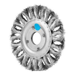 PFERD TOOLS COMBITWIST INOX-TOTAL Rundbürste RBGIT Ø 115x12x22,2 mm Edelstahl-Draht-Ø 0,35 mm Winkelschleifer