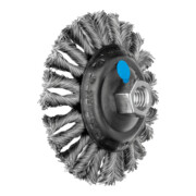 PFERD TOOLS COMBITWIST Kegelbürste gezopft KBG Ø 115x15 mm M14 Edelstahl-Draht-Ø 0,50mm Winkelschleifer (1)