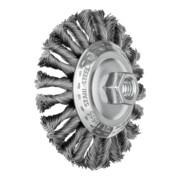 PFERD TOOLS COMBITWIST Kegelbürste gezopft KBG Ø 115x15 mm M14 Stahl-Draht-Ø 0,50mm Winkelschleifer