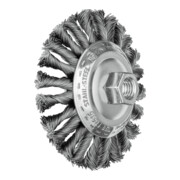 PFERD TOOLS COMBITWIST Kegelbürste gezopft KBG Ø 115x15 mm M14 Stahl-Draht-Ø 0,50mm Winkelschleifer