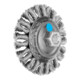 PFERD TOOLS COMBITWIST Kegelbürste gezopft KBG Ø 100x13 mm M14 Edelstahl-Draht-Ø 0,50mm Winkelschleifer (1)