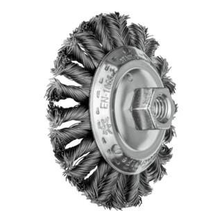 PFERD TOOLS COMBITWIST Kegelbürste gezopft KBG Ø 100x13 mm M14 Stahl-Draht-Ø 0,50mm Winkelschleifer (1)