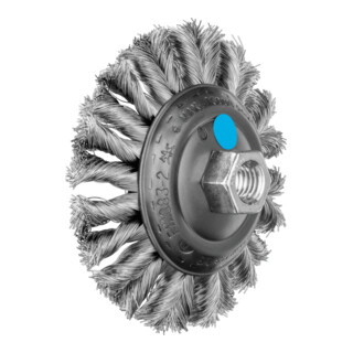 PFERD TOOLS COMBITWIST Kegelbürste gezopft KBG Ø 115x15 mm M14 Edelstahl-Draht-Ø 0,35 mm Winkelschleifer (1)