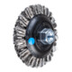 PFERD TOOLS COMBITWIST Kegelbürste gezopft KBG Ø 125x15 mm M14 Edelstahl-Draht-Ø 0,35 mm Winkelschleifer