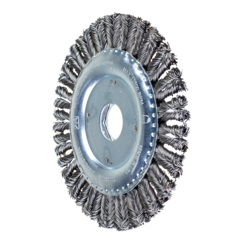 PFERD TOOLS COMBITWIST PIPELINE Bürste gezopft RBG Ø 125x6x22,2 mm Stahl-Draht-Ø 0,50mm Winkelschleifer