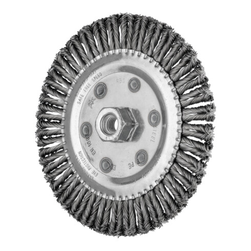 PFERD TOOLS COMBITWIST PIPELINE Bürste gezopft RBG Ø 178x6 mm M14 Stahl-Draht-Ø 0,50mm Winkelschleifer