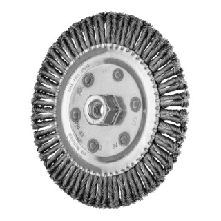 PFERD TOOLS COMBITWIST PIPELINE Bürste gezopft RBG Ø 178x6 mm M14 Stahl-Draht-Ø 0,50mm Winkelschleifer
