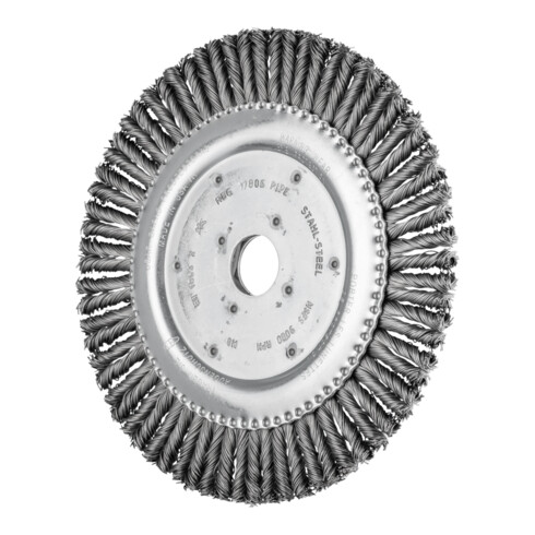 PFERD TOOLS COMBITWIST PIPELINE Bürste gezopft RBG Ø 178x6x22,2 mm Stahl-Draht-Ø 0,50mm Winkelschleifer