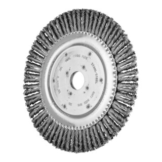 PFERD TOOLS COMBITWIST PIPELINE Bürste gezopft RBG Ø 178x6x22,2 mm Stahl-Draht-Ø 0,50mm Winkelschleifer