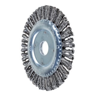 PFERD TOOLS COMBITWIST PIPELINE Bürste gezopft RBG Ø 125x6x22,2 mm Stahl-Draht-Ø 0,50mm Winkelschleifer