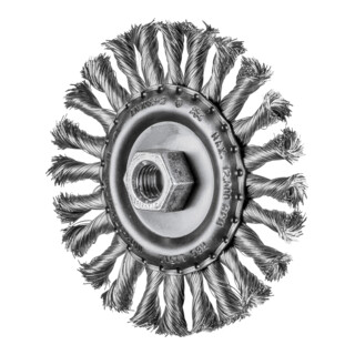 PFERD TOOLS COMBITWIST Rundbürste gezopft RBG Ø 115x12 mm M14 Edelstahl-Draht-Ø 0,35 mm Winkelschleifer