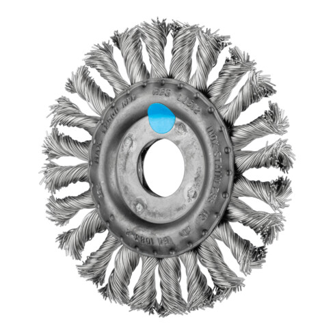 PFERD TOOLS COMBITWIST Rundbürste gezopft RBG Ø 115x12x22,2 mm Edelstahl-Draht-Ø 0,50mm Winkelschleifer