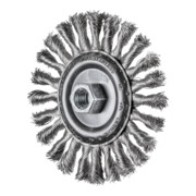 PFERD TOOLS COMBITWIST Rundbürste gezopft RBG Ø 125x12 mm M14 Edelstahl-Draht-Ø 0,50mm Winkelschleifer