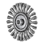 PFERD TOOLS COMBITWIST Rundbürste gezopft RBG Ø 125x12 mm M14 Edelstahl-Draht-Ø 0,50mm Winkelschleifer