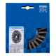PFERD TOOLS COMBITWIST Rundbürste gezopft RBG Ø 125x12x22,2 mm Edelstahl-Draht-Ø 0,50mm Winkelschleifer-1