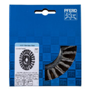 PFERD TOOLS COMBITWIST Rundbürste gezopft RBG Ø 125x12x22,2 mm Edelstahl-Draht-Ø 0,50mm Winkelschleifer