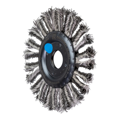 PFERD TOOLS COMBITWIST Rundbürste gezopft RBG Ø 125x12x22,2 mm Edelstahl-Draht-Ø 0,50mm Winkelschleifer