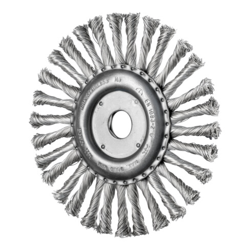 PFERD TOOLS COMBITWIST Rundbürste gezopft RBG Ø 178x13x22,2 mm Edelstahl-Draht-Ø 0,50mm Winkelschleifer