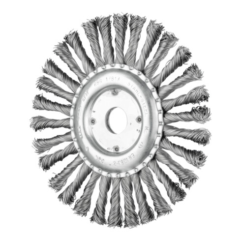 PFERD TOOLS COMBITWIST Rundbürste gezopft RBG Ø 178x13x22,2 mm Stahl-Draht-Ø 0,50mm Winkelschleifer