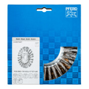PFERD TOOLS COMBITWIST Rundbürste gezopft RBG Ø 178x13x22,2 mm Stahl-Draht-Ø 0,80mm Winkelschleifer-3