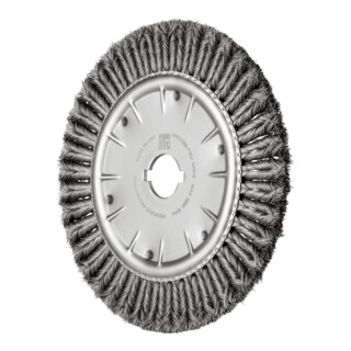 PFERD TOOLS COMBITWIST Rundbürste gezopft RBG Ø 355x20x50,8 mm Bohrung Stahl-Draht-Ø 0,50mm stationär