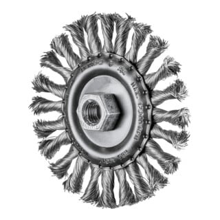 PFERD TOOLS COMBITWIST Rundbürste gezopft RBG Ø 115x12 mm M14 Edelstahl-Draht-Ø 0,35 mm Winkelschleifer