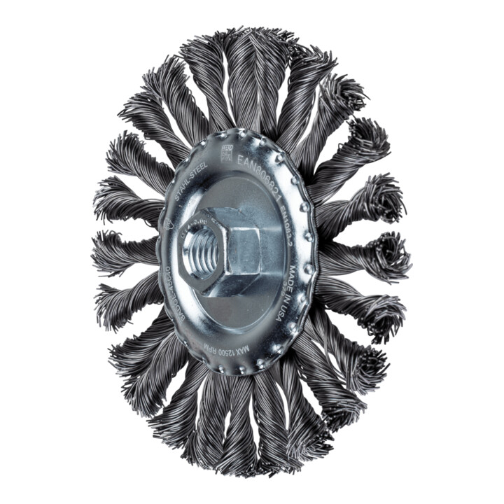 PFERD TOOLS COMBITWIST Rundbürste gezopft RBG Ø 125x12 mm M14 Stahl-Draht-Ø 0,50mm Winkelschleifer