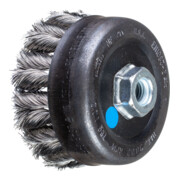 PFERD TOOLS COMBITWIST Topfbürste gezopft TBG Ø 100mm M14 Edelstahl-Draht-Ø 0,35 mm Winkelschleifer