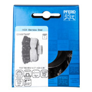 PFERD TOOLS Topfbürste mit Gewinde, gezopft POS TBG Inox-2