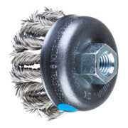 PFERD TOOLS COMBITWIST Topfbürste gezopft TBG Ø 65 mm M14 Edelstahl-Draht-Ø 0,50mm Winkelschleifer