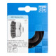 PFERD TOOLS COMBITWIST Topfbürste gezopft TBG Ø 65 mm M14 Edelstahl-Draht-Ø 0,50mm Winkelschleifer-2