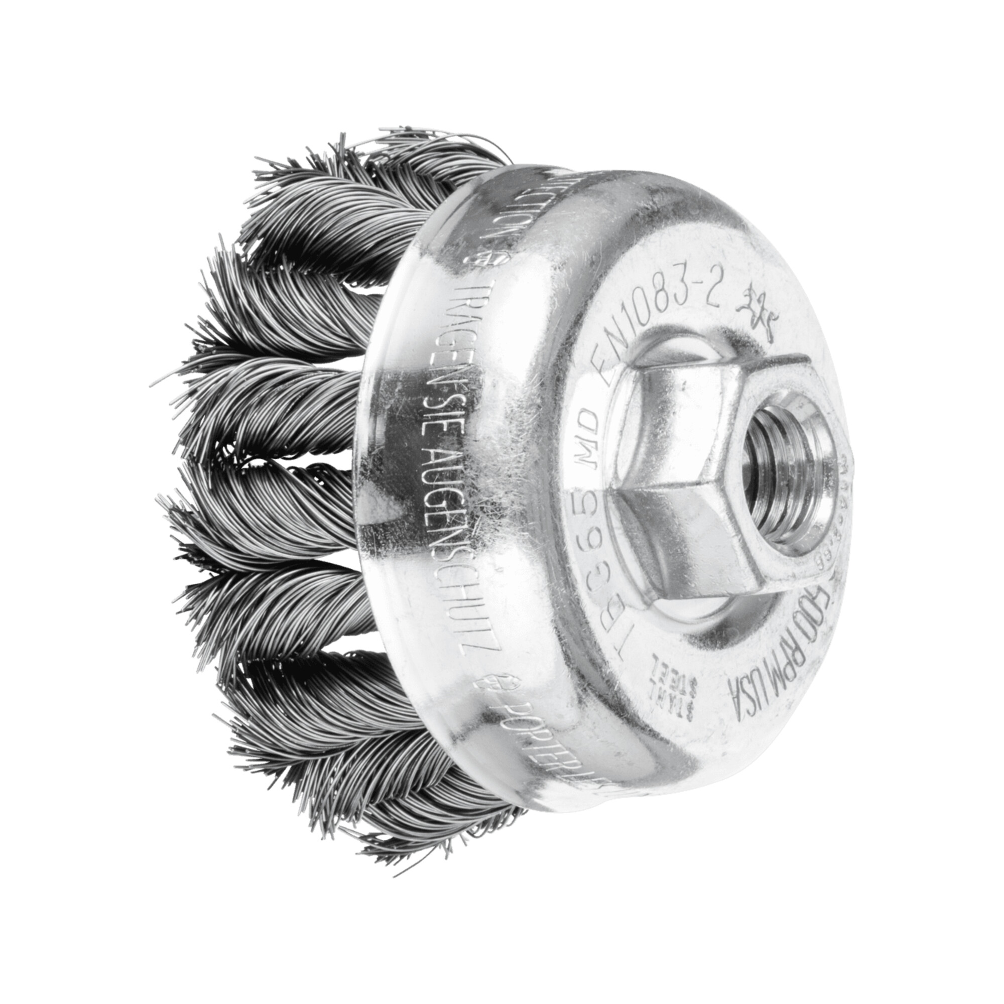 PFERD TOOLS COMBITWIST Topfbürste gezopft TBG Ø 65 mm M14 Stahl-Draht-Ø 0,35 mm Winkelschleifer
