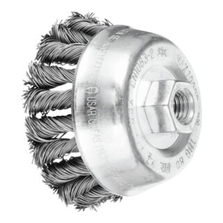 PFERD TOOLS COMBITWIST Topfbürste gezopft TBG Ø 80mm M14 Stahl-Draht-Ø 0,50mm Winkelschleifer (1)