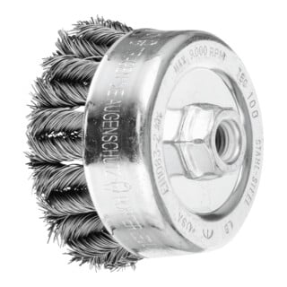 PFERD TOOLS COMBITWIST Topfbürste gezopft TBG Ø 100mm M14 Stahl-Draht-Ø 0,50mm Winkelschleifer (1)