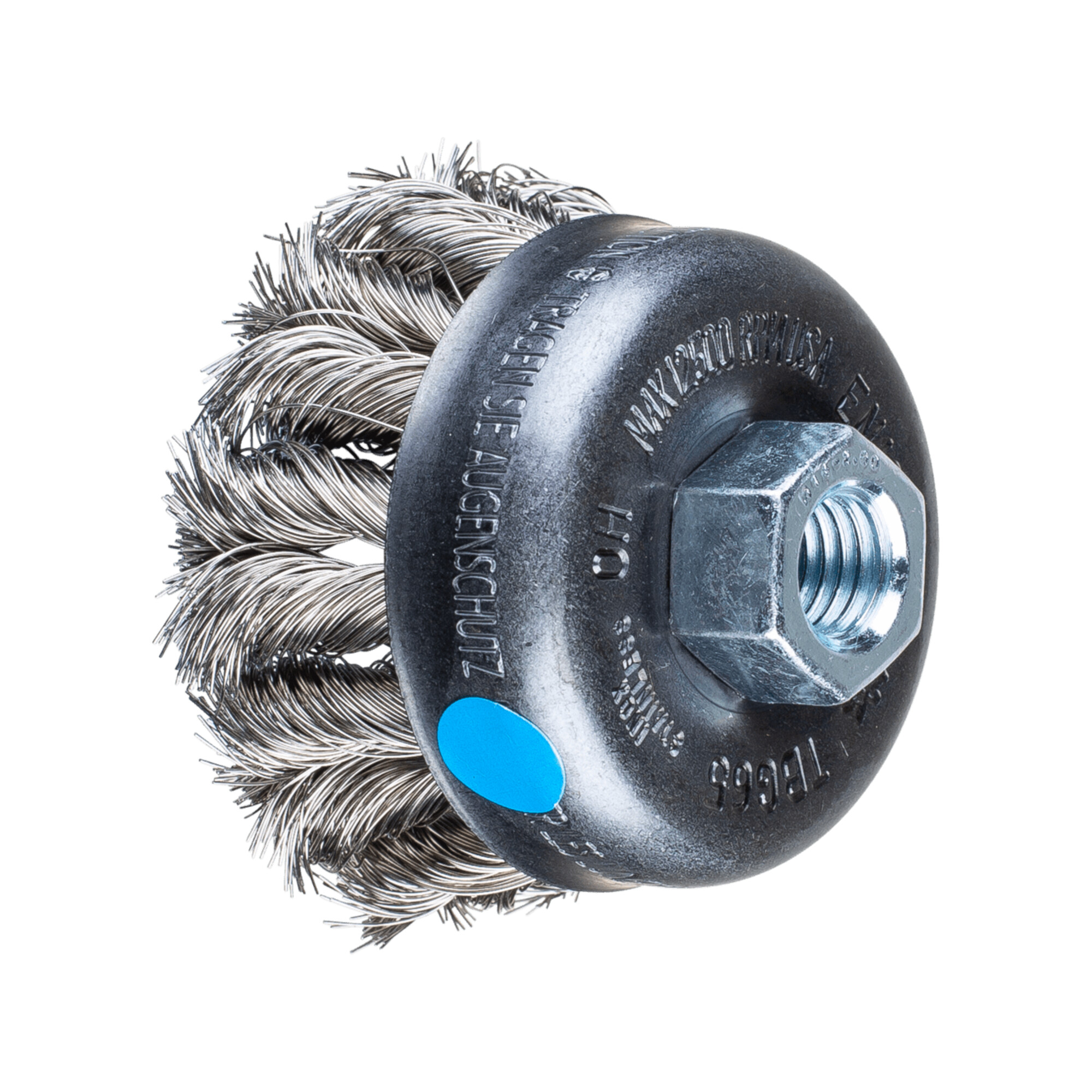 PFERD TOOLS COMBITWIST Topfbürste gezopft TBG Ø 65 mm M14 Edelstahl-Draht-Ø 0,35 mm Winkelschleifer