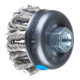 PFERD TOOLS COMBITWIST Topfbürste gezopft TBG Ø 65 mm M14 Edelstahl-Draht-Ø 0,50mm Winkelschleifer