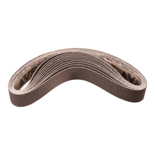 PFERD TOOLS Compactkorn Schleifband BA 40x820 mm A600 CK für Feinschliff mit Rohrbandschleifer