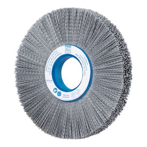 PFERD TOOLS COMPOSITE FLEX Rundbürste RBUP Ø 200x25x50,8 mm Bohrung SiC-Filament-Ø 1,00mm Korn 120 stationär