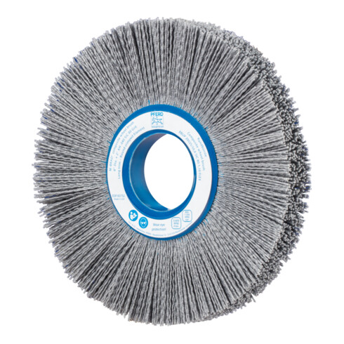 PFERD TOOLS COMPOSITE FLEX Rundbürste RBUP Ø 200x25x50,8 mm Bohrung SiC-Filament-Ø 1,00mm Korn 80 stationär