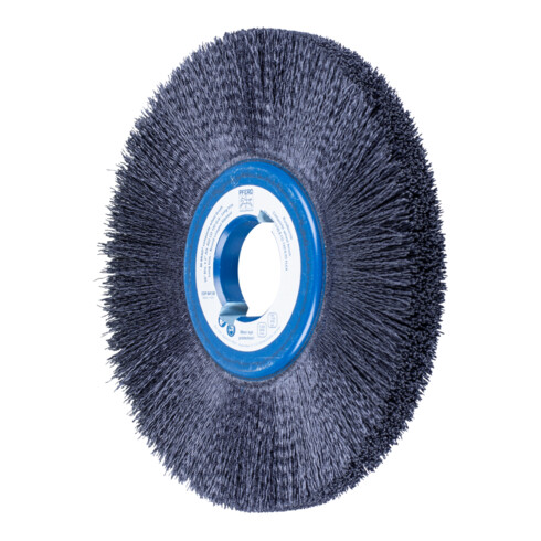 PFERD TOOLS COMPOSITE FLEX Rundbürste RBUP Ø 250x13x50,8 mm Keramik-Filament-Ø 0,55 mm Korn 120 stationär