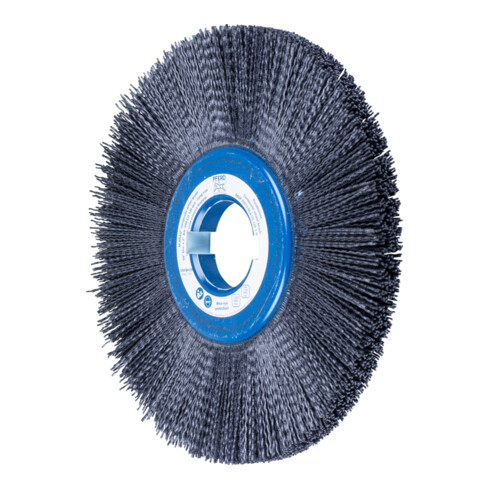 PFERD TOOLS COMPOSITE FLEX Rundbürste RBUP Ø 250x13x50,8 mm Keramik-Filament-Ø 1,10mm Korn 120 stationär