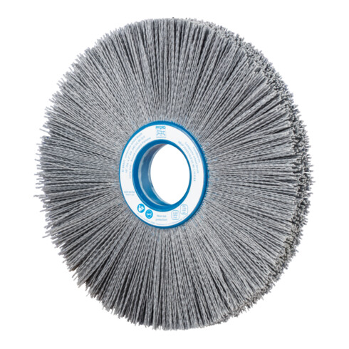 PFERD TOOLS COMPOSITE FLEX Rundbürste RBUP Ø 250x25x50,8 mm Bohrung SiC-Filament-Ø 1,00mm Korn 80 stationär