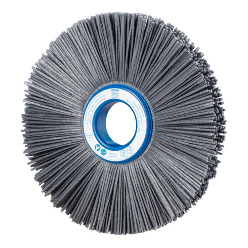 PFERD TOOLS COMPOSITE FLEX Rundbürste RBUP Ø 250x25x50,8 mm Bohrung SiC-Filament-Ø 1,14 mm Korn 80 stationär