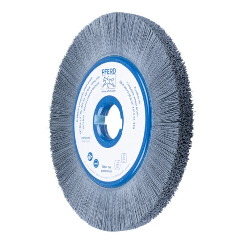 PFERD TOOLS COMPOSITE FLEX Rundbürste RBUP Ø 300x13x50,8 mm Bohrung SiC-Filament-Ø 0,55 mm Korn 320 stationär